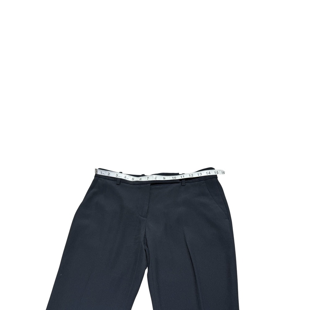 Alexander McQueen Black Crepe Tailored Flared Bootcut Pants IT 38 US 2 Hook Tab - Picture 5 of 10